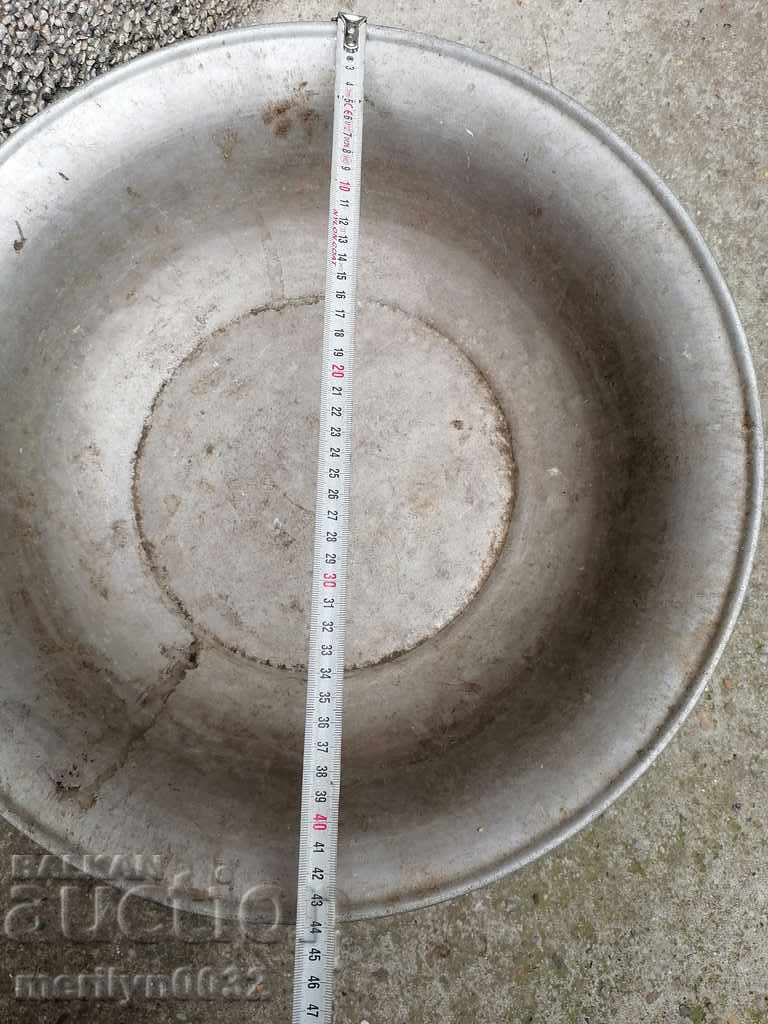 Aluminum basin with Jewish star household dish trough - 6 Aluminum basin with Jewish star household dish trough - 6