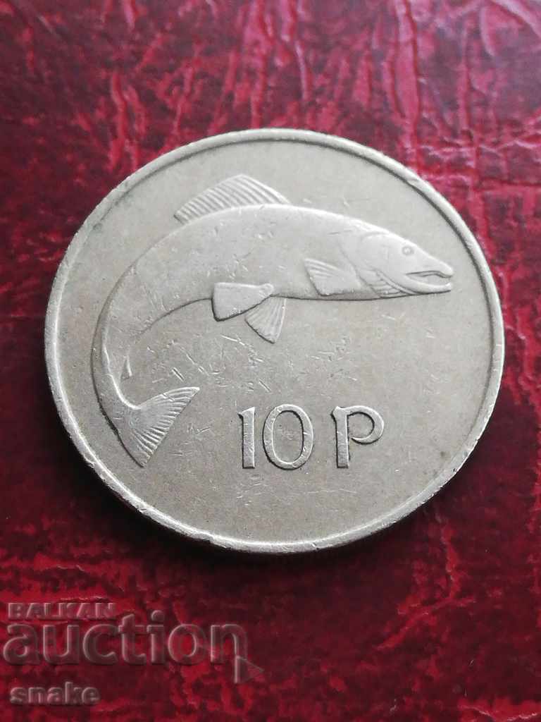 Eire 10 penny 1969