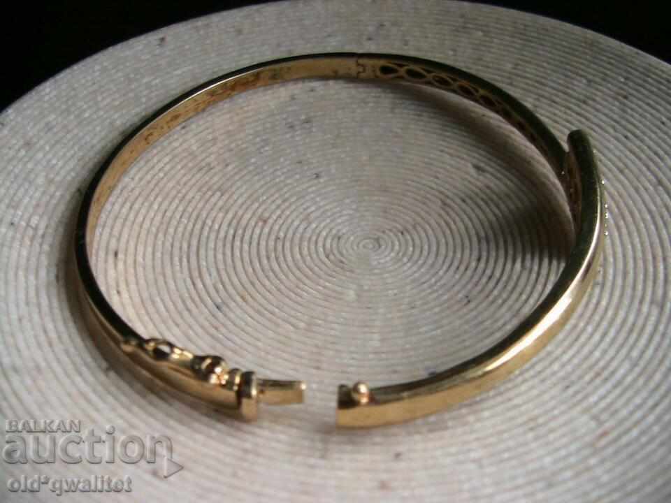 Delivery of Silver BRACELET with gold plating and Diamonds, Silver 925