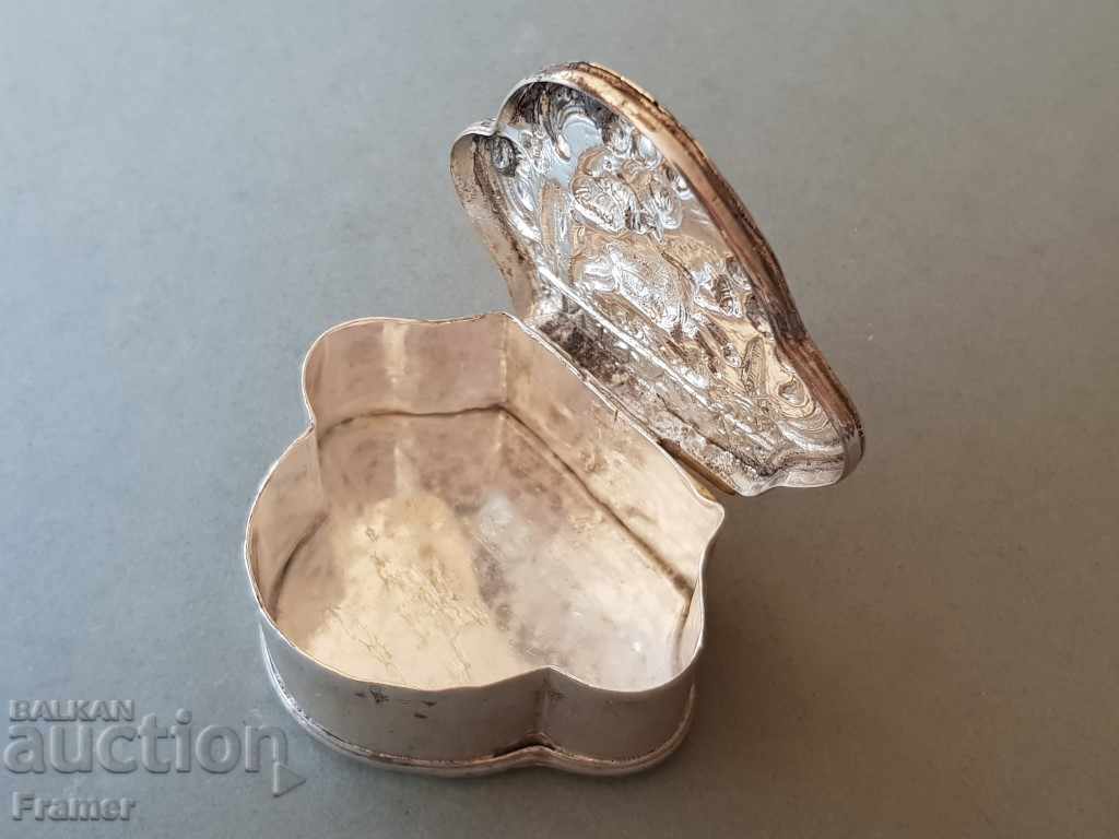 Rare SILVER Revival Snuff Box with St. George - 6