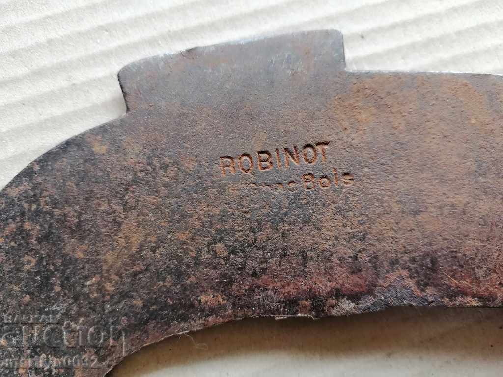 Old branded kosher, blade, wrought iron, knife, chopper - 5 Old branded kosher, blade, wrought iron, knife, chopper - 5