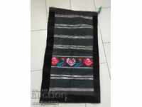 Old hand woven apron with embroidery, costume