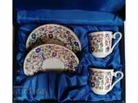 Porcelain set for two, coffee tea - Kutahya.