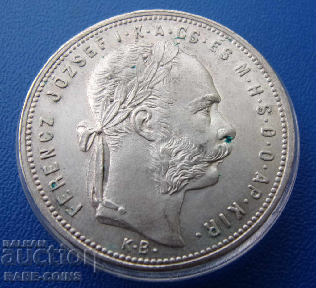 Παράδοση Ουγγαρία 1 Forint 1881 UNC Rare Original