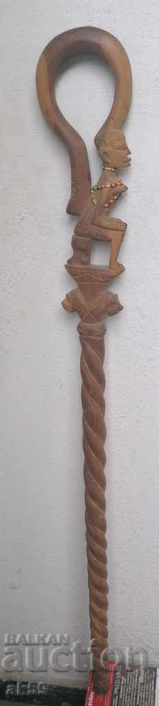 Sceptru african, sceptru - lemn greu greu.