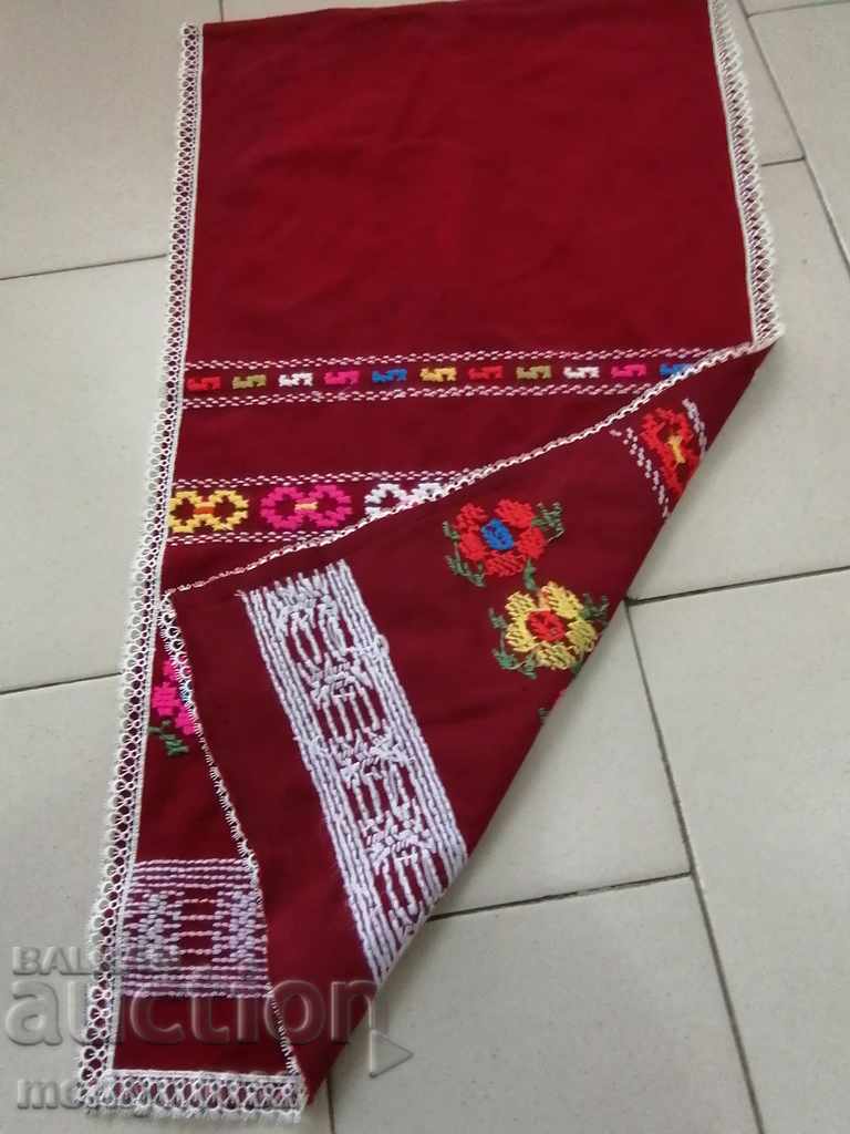 Delivery of Old hand woven apron with embroidery, costume Delivery of Old hand woven apron with embroidery, costume