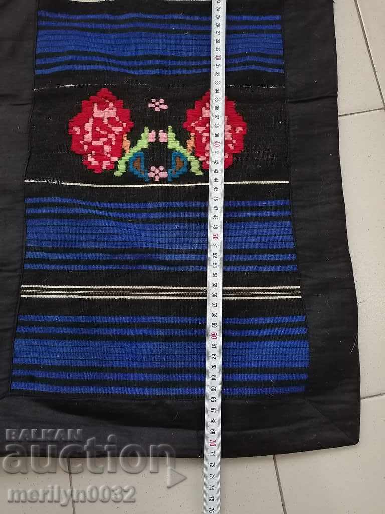 An old hand-woven apron with embroidery, costume - 6