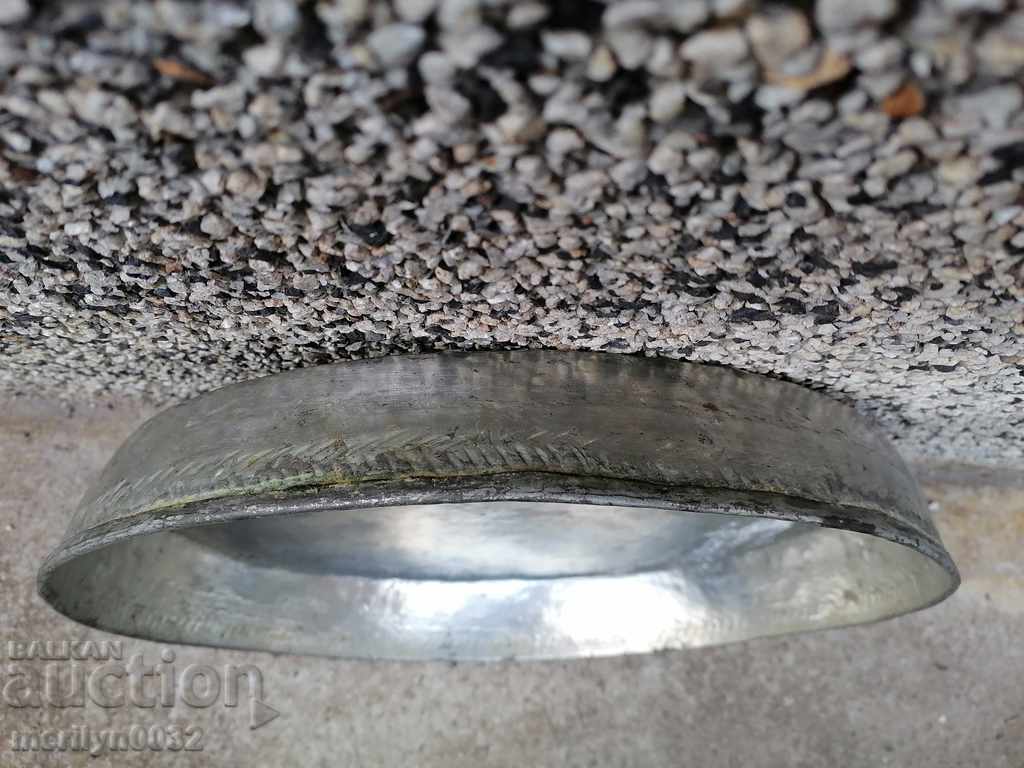 Tavă de plăcintă, cupru, caserolă, albastru, vas de cupru - 6