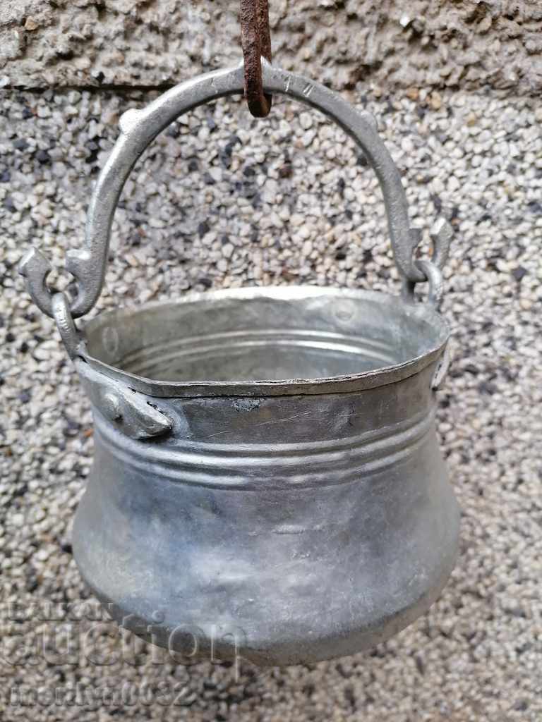 Old copper cauldron copper copper vessel - 5 Old copper cauldron copper copper vessel - 5