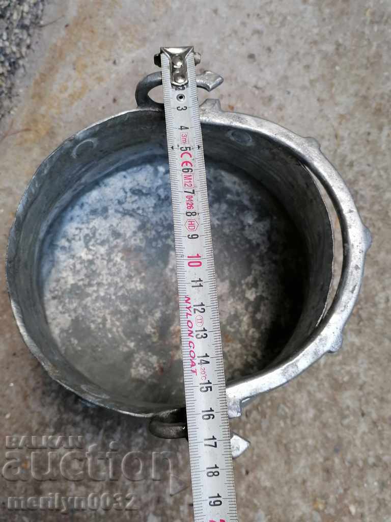 Old copper cauldron copper copper vessel - 6 Old copper cauldron copper copper vessel - 6