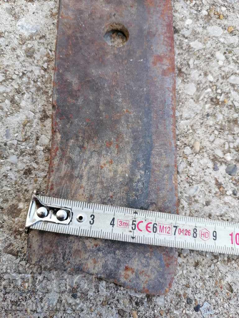 Old forged scythe, ax, hoop, knife, machete, blade - 6 Old forged scythe, ax, hoop, knife, machete, blade - 6