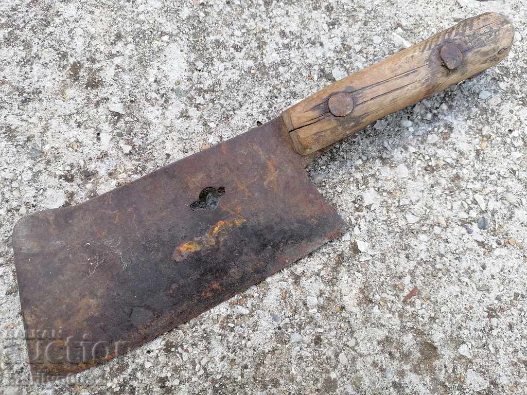 Old forged scythe, ax, hoop, knife, machete, blade - 7 Old forged scythe, ax, hoop, knife, machete, blade - 7