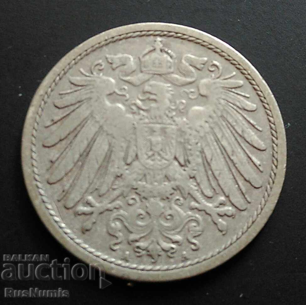 German Empire. 10 pfennig 1907 (A). with price 1.70 BGN | € 0.87