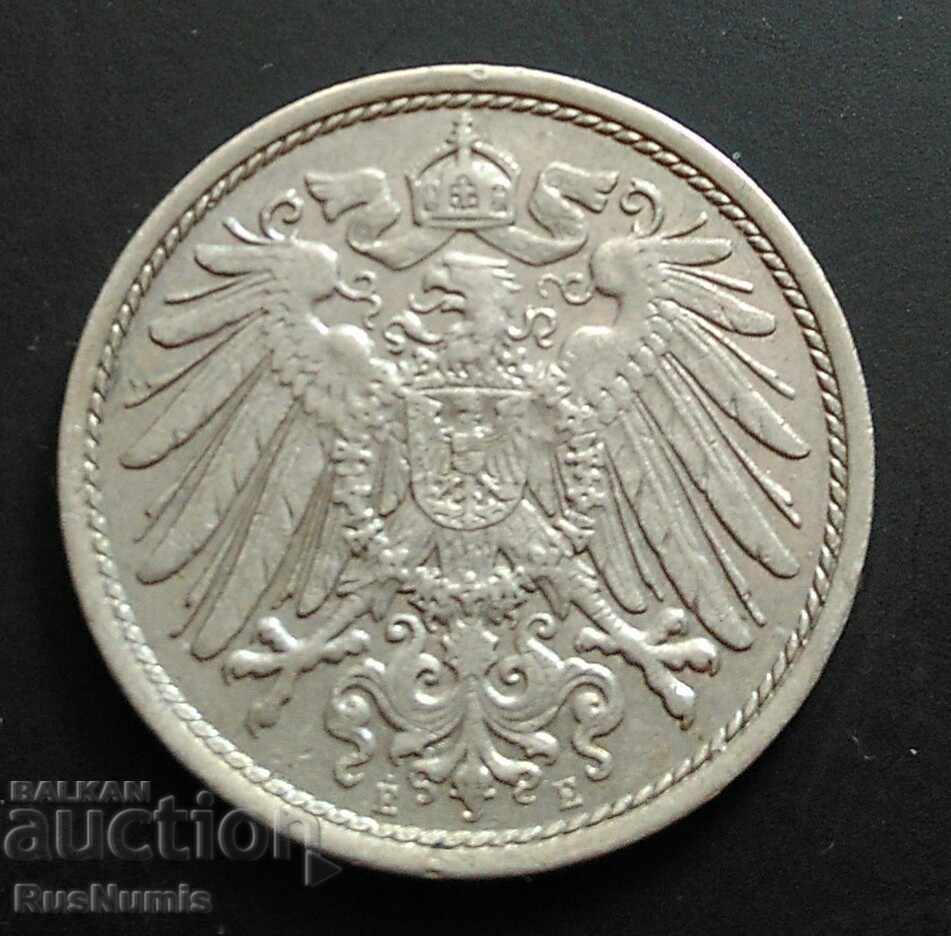 German Empire. 10 pfennig 1913 (E). with price 2.40 BGN | € 1.23 German Empire. 10 pfennig 1913 (E). with price 2.40 BGN | € 1.23