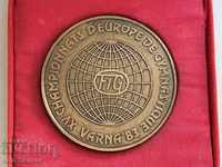 30126 Bulgaria Campionatul European de gimnastică Varna 1983