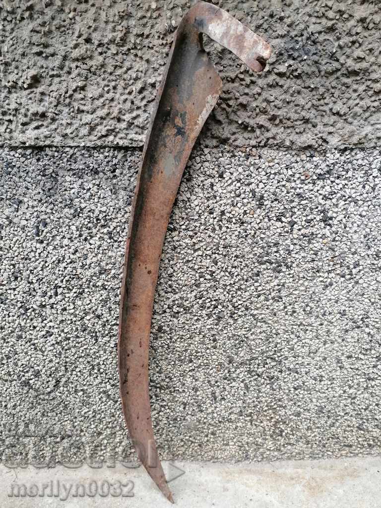 Old hand-forged mowing hair, wrought iron with price 43.00 BGN | € 21.99 Old hand-forged mowing hair, wrought iron with price 43.00 BGN | € 21.99