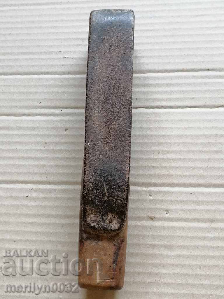 Antique razor sharpener, strap, razor - 6 Antique razor sharpener, strap, razor - 6