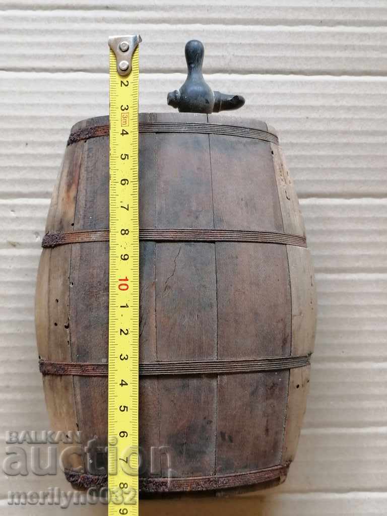 Old pepper, barrel, keg, bucket, vase, wooden - 5