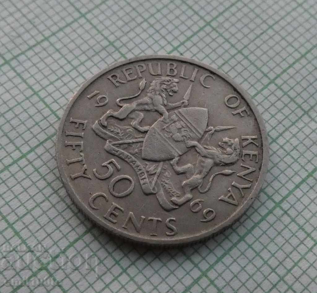 Auction 50 cents 1969 Kenya Auction 50 cents 1969 Kenya