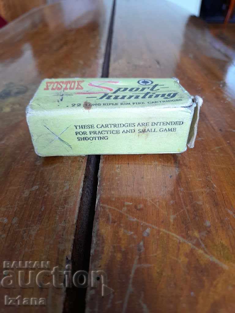 Old box of Vostok cartridges with price 5.00 BGN | € 2.56 Old box of Vostok cartridges with price 5.00 BGN | € 2.56