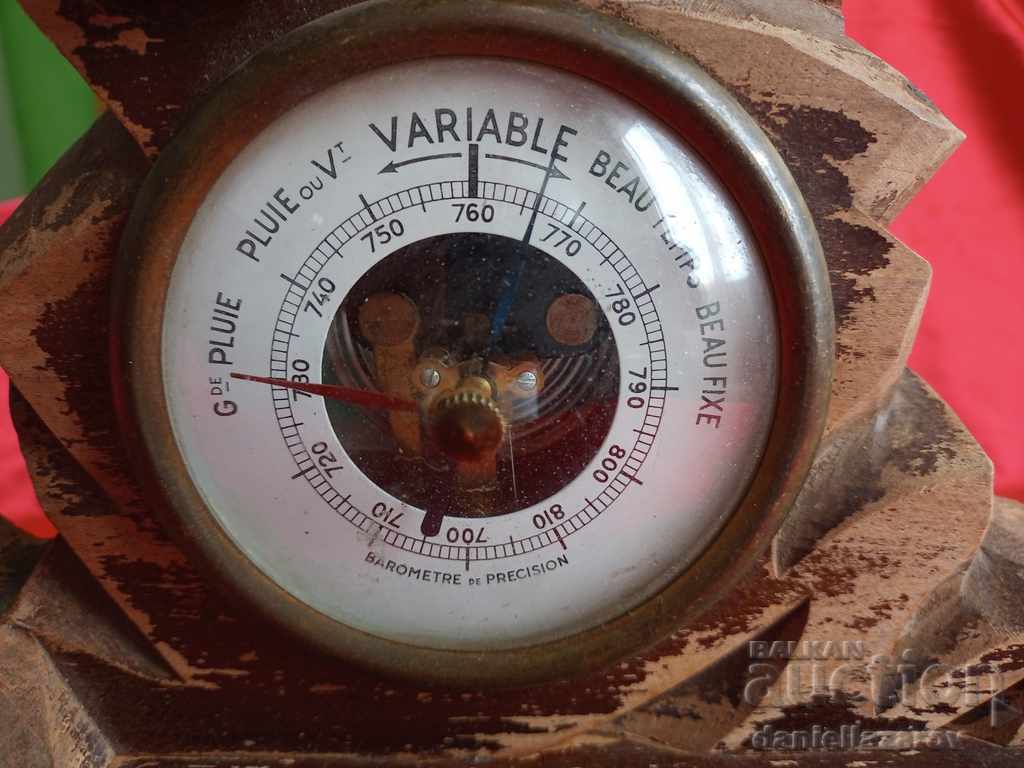 Rare Old Large Desktop BAROMETER with price 55.00 BGN | € 28.12 Rare Old Large Desktop BAROMETER with price 55.00 BGN | € 28.12