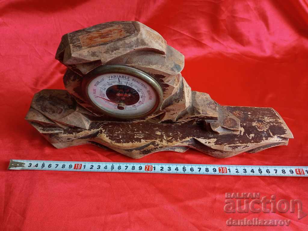 Rare Old Large Desktop BAROMETER - 6 Rare Old Large Desktop BAROMETER - 6