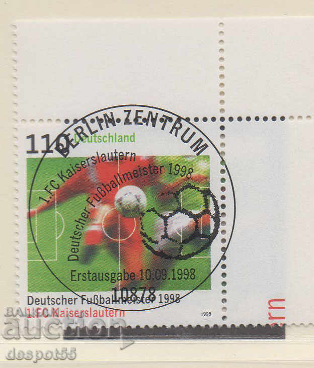 1998. GFR. Kaiserslautern - German football champions.