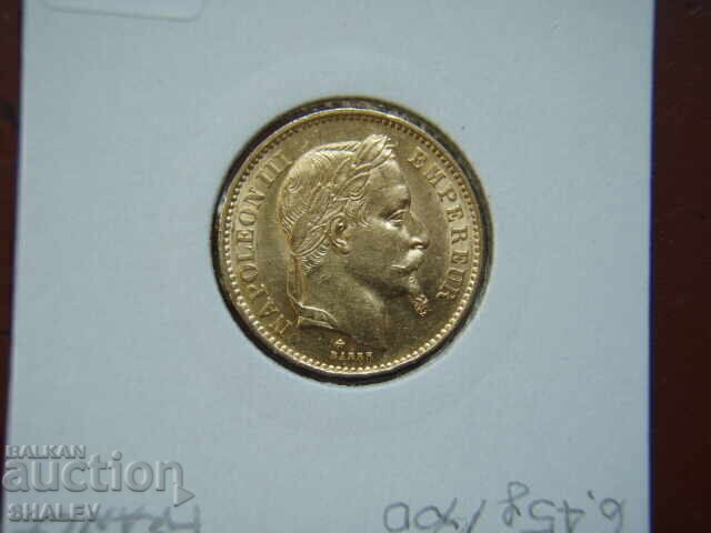 20 φράγκα 1870 BB Γαλλία (20 φράγκα Γαλλία) - AU/Unc (χρυσός) - 5
