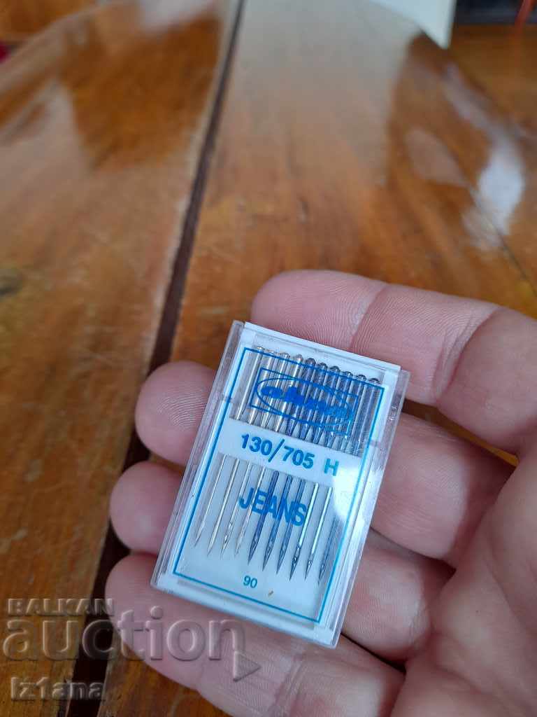 Needles for sewing machine Akra Jeans 130 / 705H with price 5.00 BGN | € 2.56 Needles for sewing machine Akra Jeans 130 / 705H with price 5.00 BGN | € 2.56