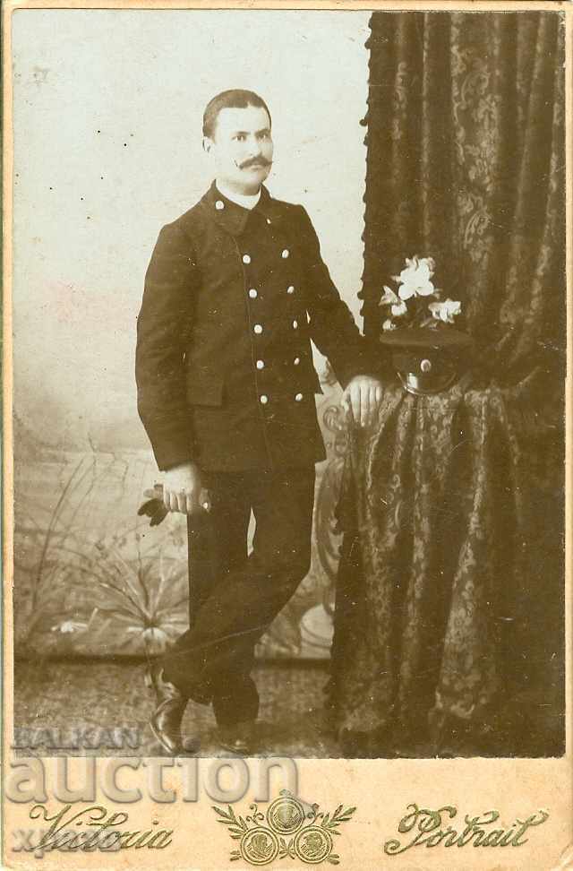 OLD PHOTO - CARDBOARD - VARNA - 1906 - S006 OLD PHOTO - CARDBOARD - VARNA - 1906 - S006