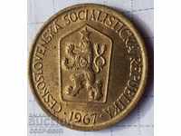 Чехословакия 1 корона 1967 г