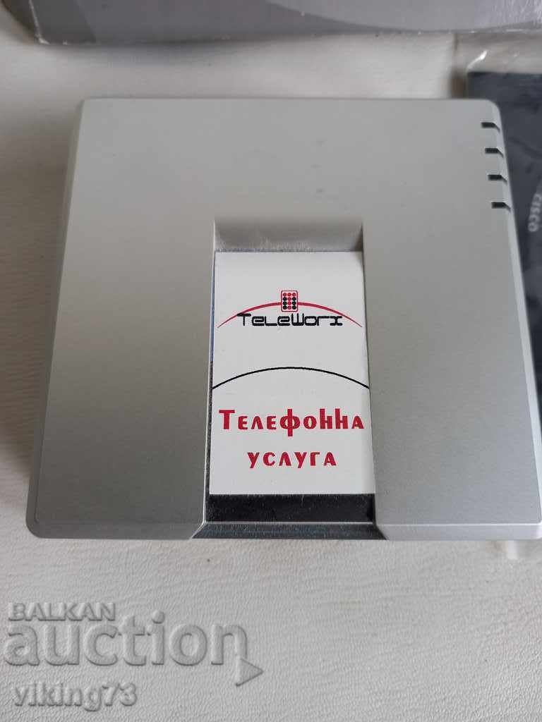 Internet telephone adapter with LINKSYS / NetWorx disk with price 29.00 BGN | € 14.83 Internet telephone adapter with LINKSYS / NetWorx disk with price 29.00 BGN | € 14.83