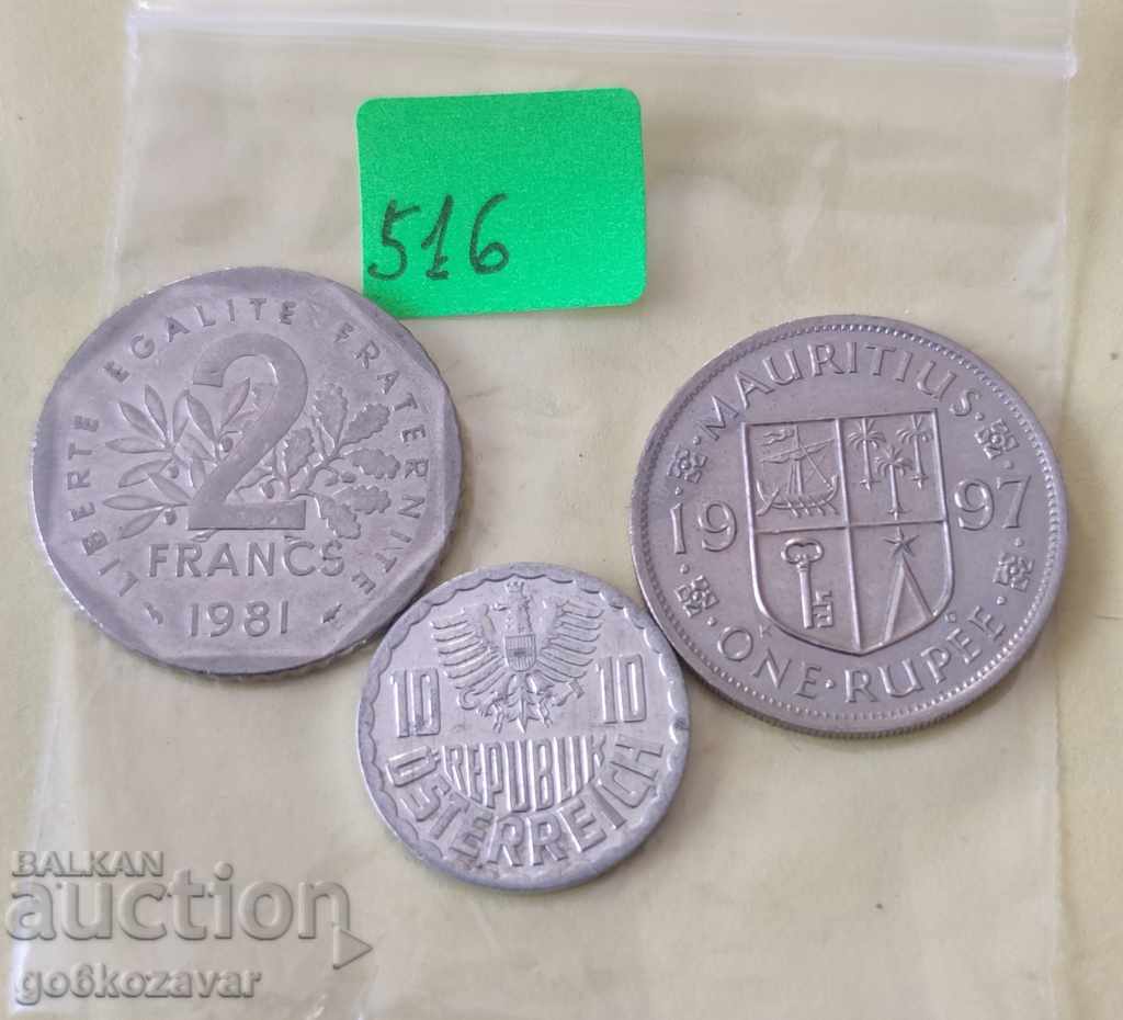 Coins lot different countries.