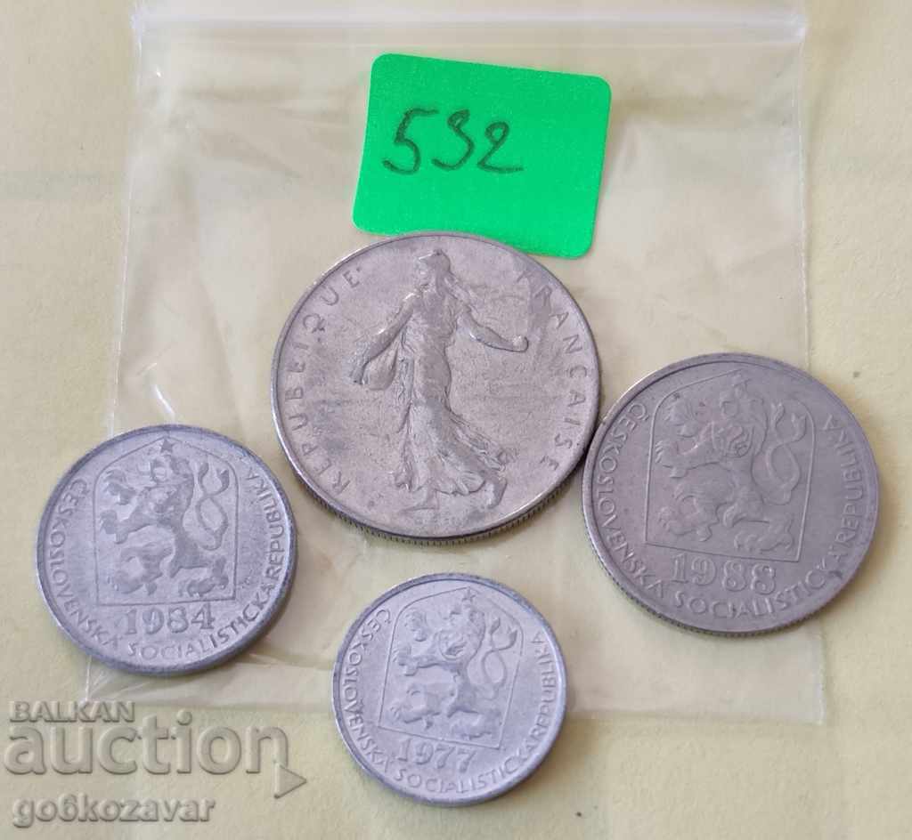 Νομίσματα πολλές διαφορετικές χώρες. με τιμή 1.80 BGN | € 0.92