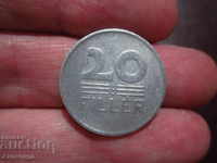 1959 HUNGARY 20 fillers