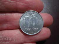 GDR- 1968 10 pfennigs
