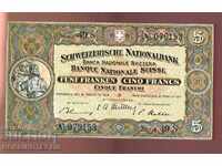 ELVEȚIA SWITZERLAND 5 Franci emisie 1951 NOUĂ UNC