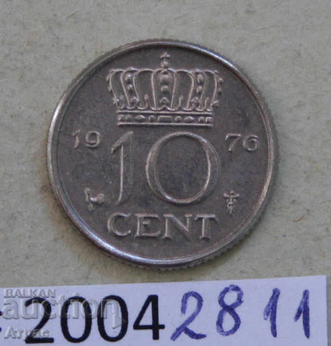 10 cenți 1976 Olanda