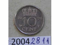 10 cents 1976 Netherlands