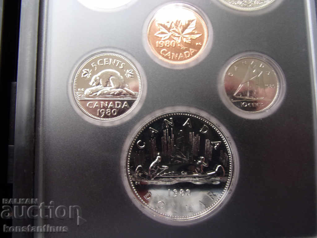 Delivery of Canada Silver Set 1980 UNC Rare