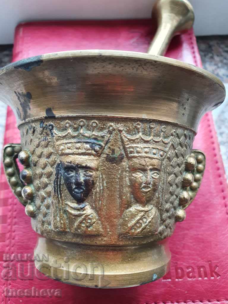 Decorative Bronze Mortar