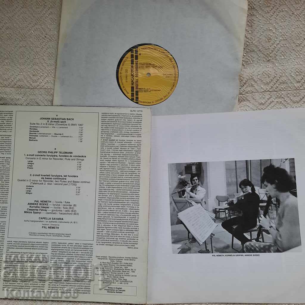 J.S. Bach and G.F. Telemann 1987 - long playing, new. with price 29.00 BGN | € 14.83 J.S. Bach and G.F. Telemann 1987 - long playing, new. with price 29.00 BGN | € 14.83