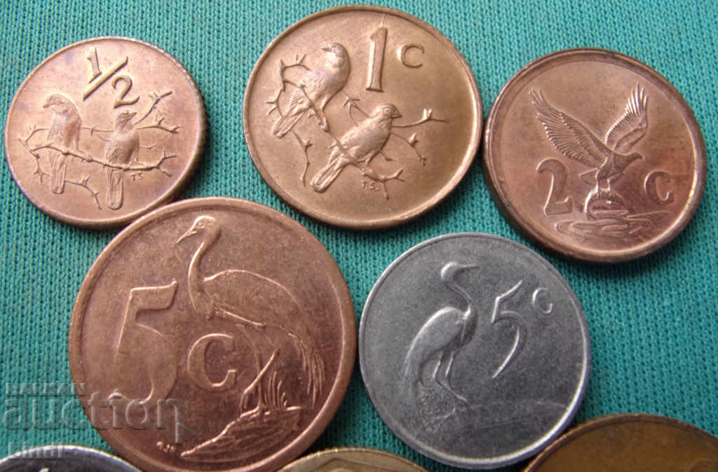 South Africa Lot of Coins 1965 - 2009 with price € 5.11 | 9.99 BGN