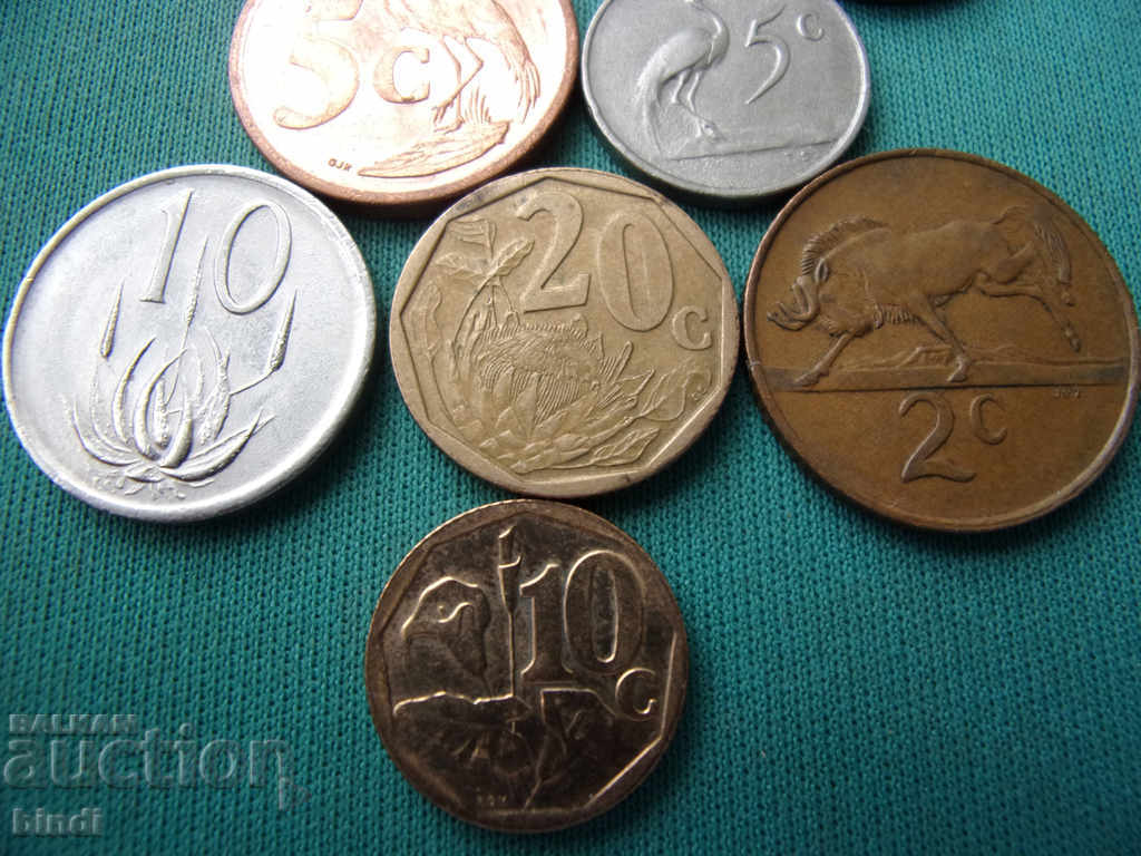 Auction  South Africa Lot of Coins 1965 - 2009