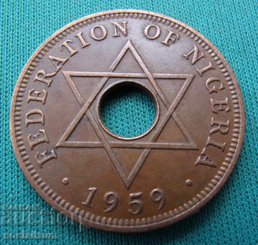 Federation of Nigeria 1 Penny 1959 Rare cu preț € 2.56 | 5.01 BGN