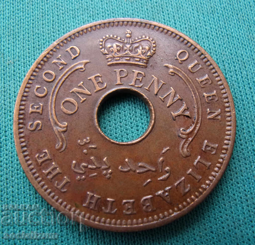 Federation of Nigeria 1 Penny 1959 Rare