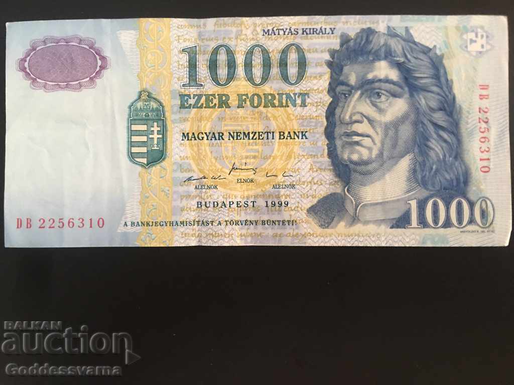Hungary 1000 Forint 1999 Pick 180 Ref 6310