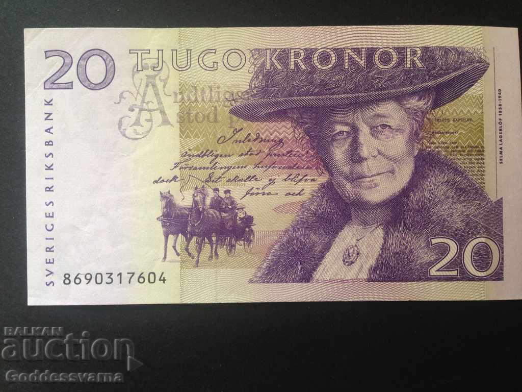 Σουηδία 20 Kronor 1997 Pick 63 Ref 7604