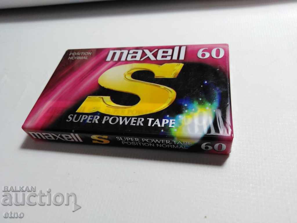 Auction 1 piece NEW AUDIO CASSETTE - MAXELL 60 Auction 1 piece NEW AUDIO CASSETTE - MAXELL 60