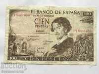 Spania 100 Pesetas 1965 Pick 150 Ref 7650